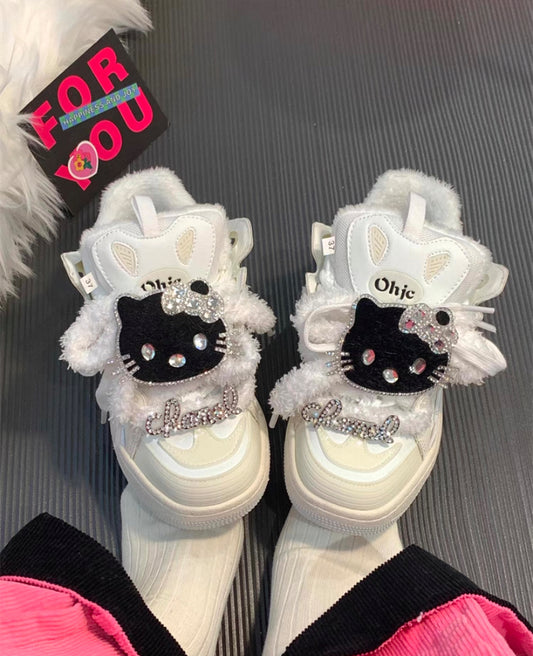 Valmoré diamond kitty Sneaker